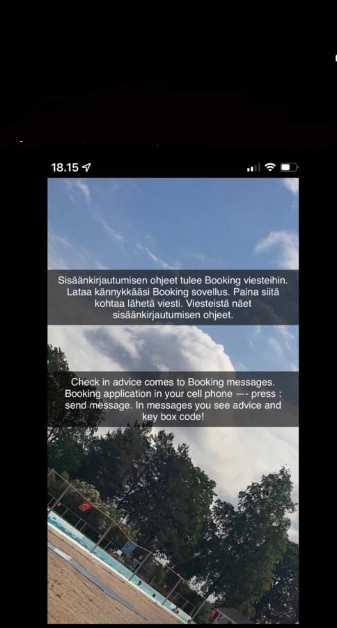 Ferienwohnung Yksio Kilometri Jokirannasta Forilta Turku Exterior foto